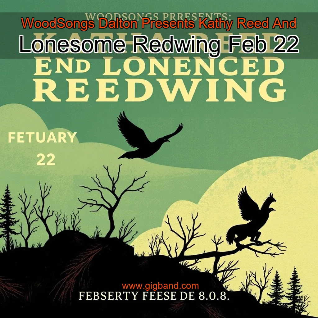 You are currently viewing WoodSongs Dalton Presents Kathy Reed And Lonesome Redwing Feb  22