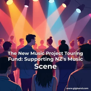 Artistic representation for The New Music Project Touring Fund: Supporting NZ's Music Scene