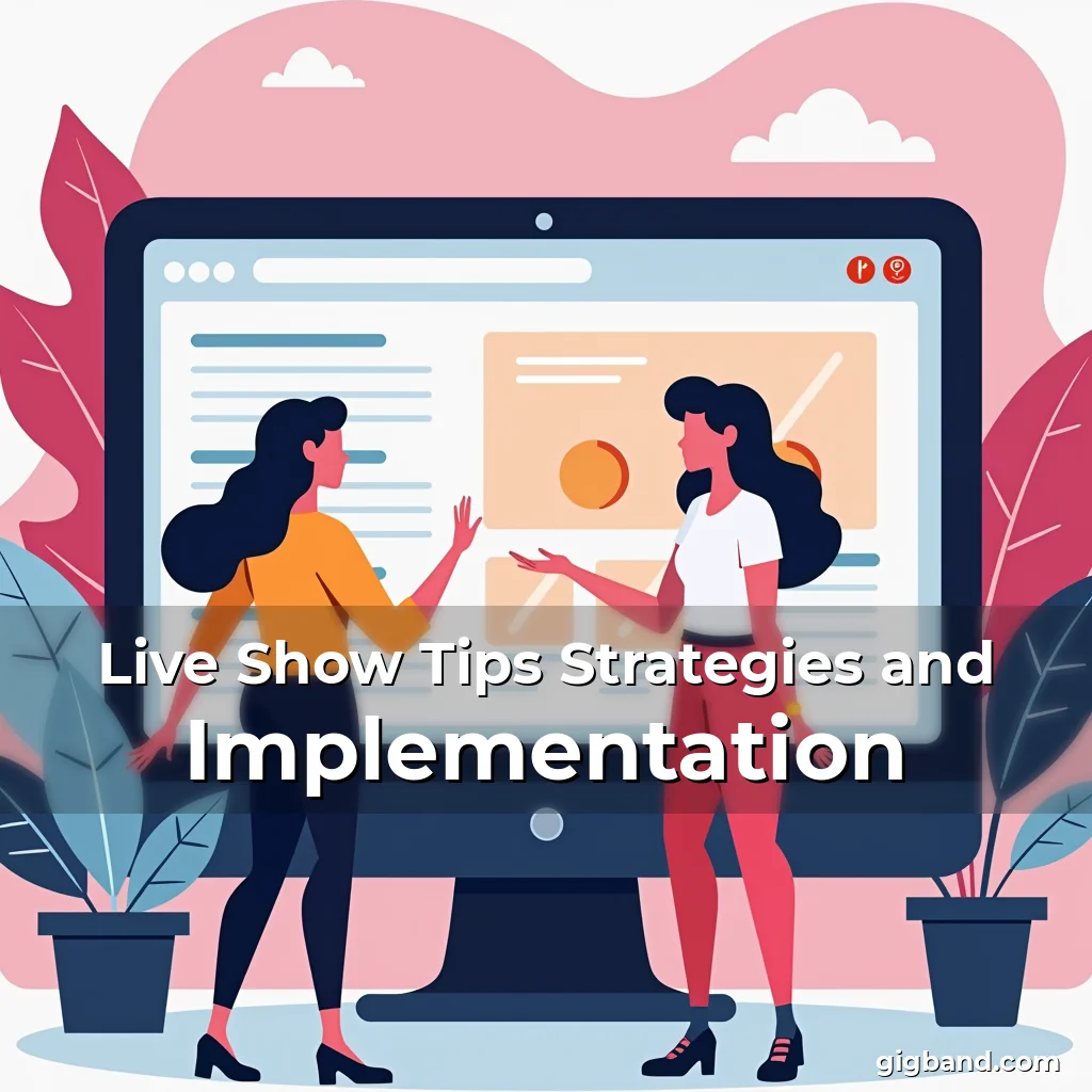 Read more about the article Live Show Tips Strategies and Implementation